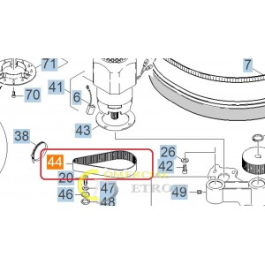 CORREA DENTADA FREGADORA KARCHER BD 530 BAT