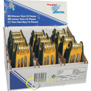 Expositor Llaves Torx- 12 unidades