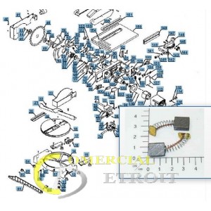 Escobillas para Sierra Einhell TC-MS 2112 T